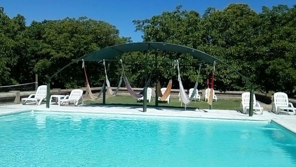 Chacras De Azcona Hosteria Azul Bagian luar foto